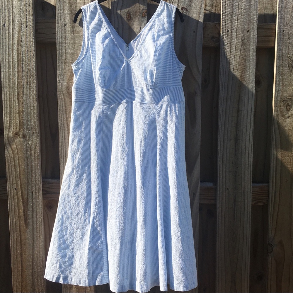 Brooks Brothers seersucker sundress